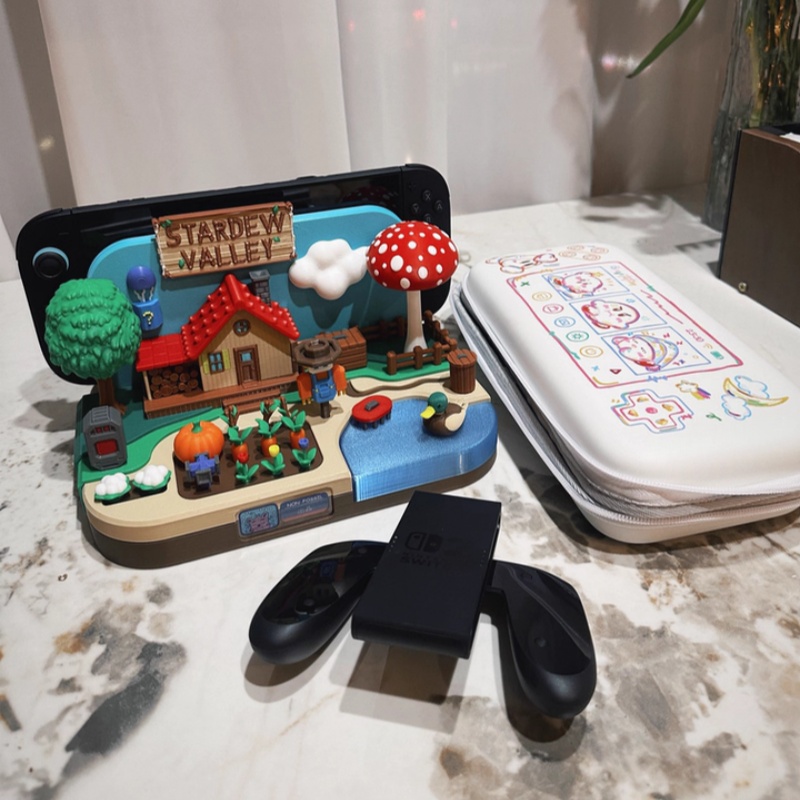 Gaming Console With - Suporte de Carregamento Decorativo com Tema