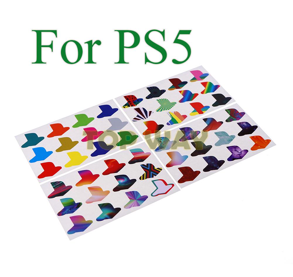 Gaming Console Ps5 - 12 peças/lote Adesivos Coloridos para PS5,