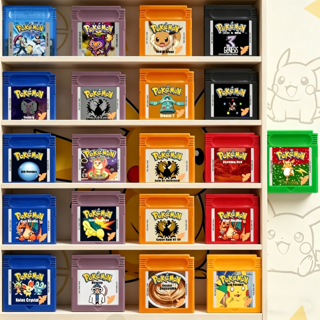 Gaming Console Video - Cartucho de Jogo GBC Série Pokémon