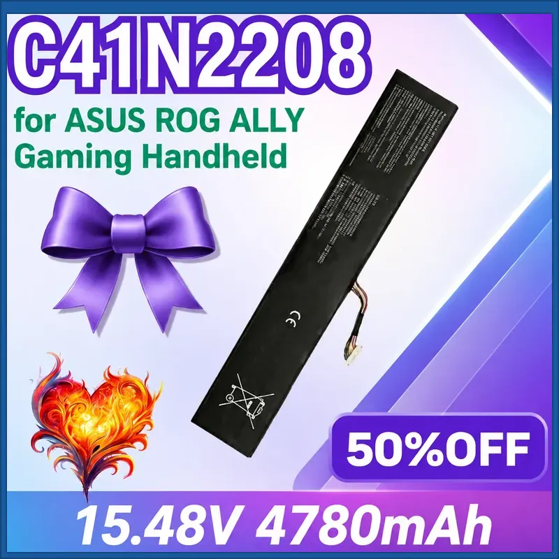 Gaming Console Rog Ally - Nova Bateria C41N2208 4780mAh 15.48V para