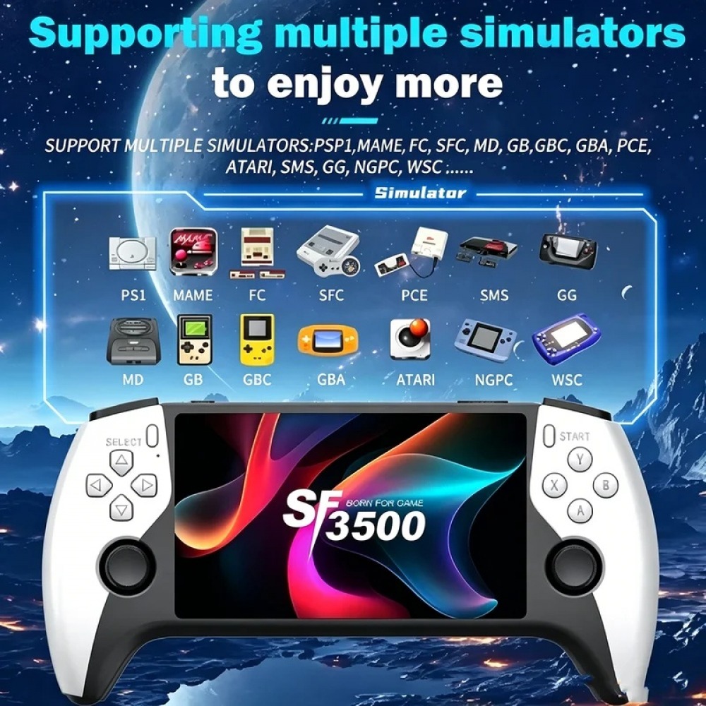 Gaming Console Portable - Console de jogos portátil SF3500 de