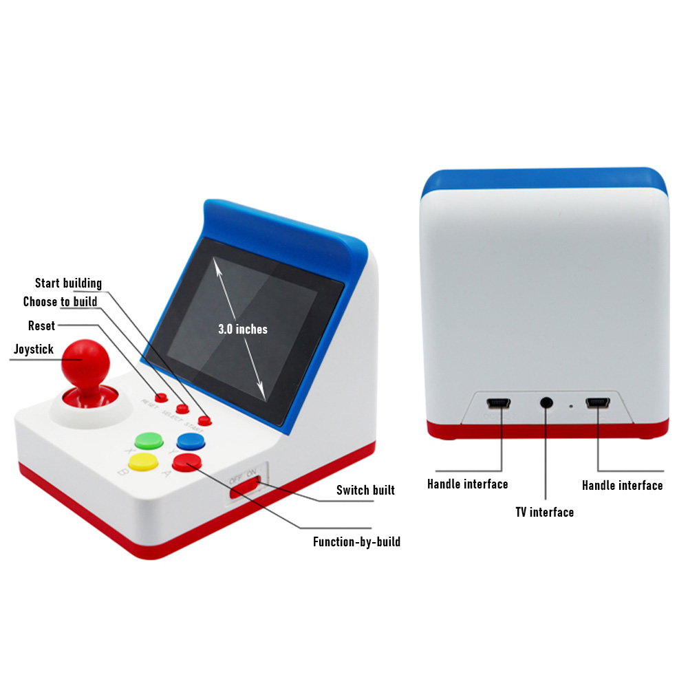 3inch 8Bit Retro Mini Estação  - Gaming Console Portable avaliação e preço