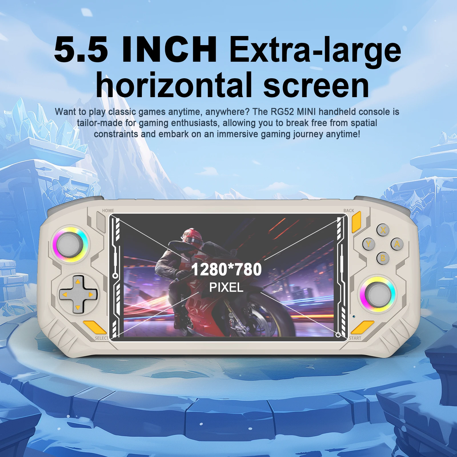 Rg52 mini console de jogos por - Gaming Console G90 avaliação e preço