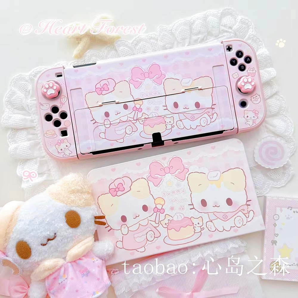 Algodão doce gato bonito switc - Gaming Console Japan avaliação e preço