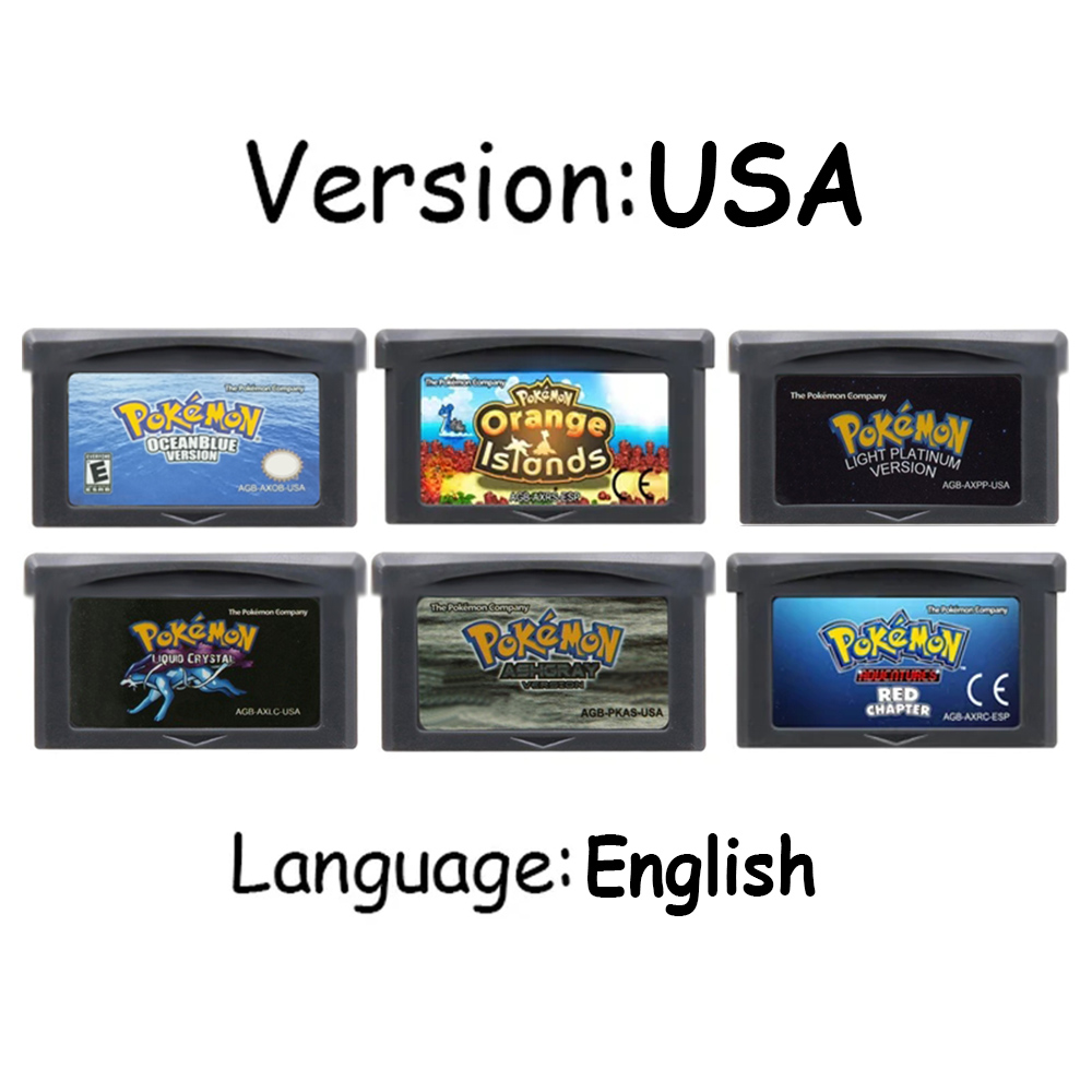 Cartucho de Jogo da Série Poké - Gaming Console Video avaliação e preço