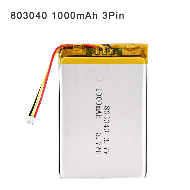 Bateria 803040 1000mAh 3pin 3. - Gaming Console Vr avaliação e preço
