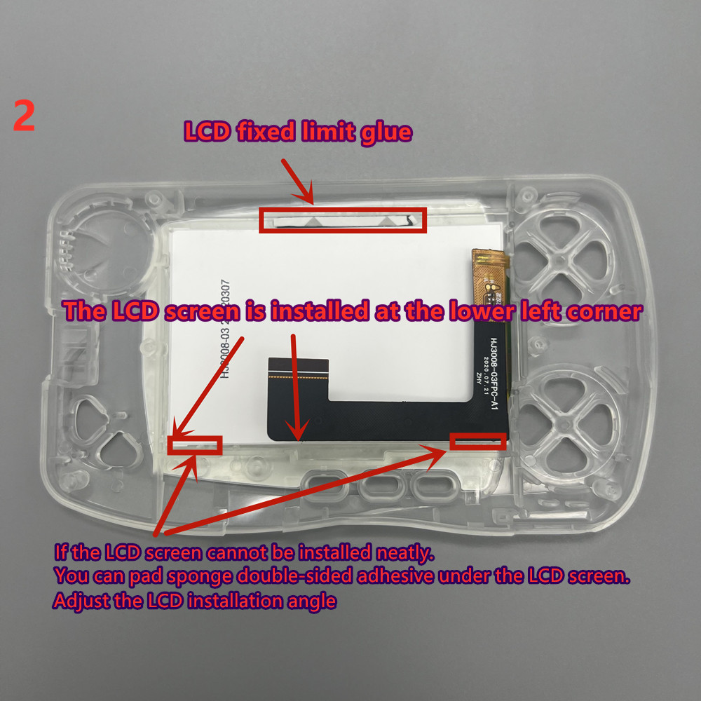 Kit DIY de tela LCD IPS com br - Gaming Console Display avaliação e preço