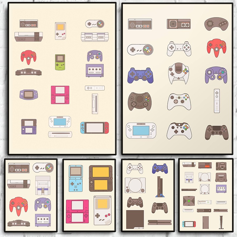 Pôster de Evolução de Videogam - Gaming Console Video avaliação e preço
